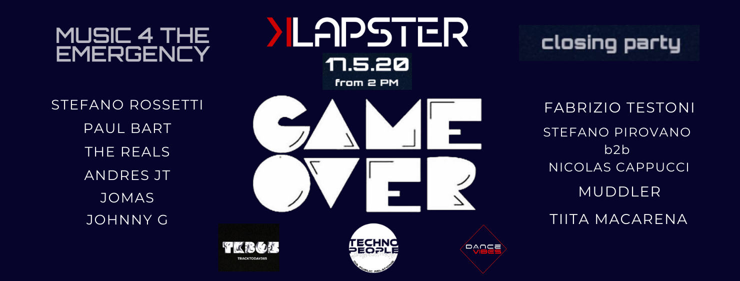 GAME OVER - MUSIC 4 EMERGENCY Closing Party