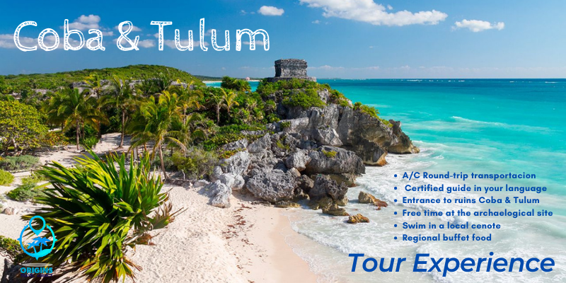 Tour TULUM + COBA + CENOTE 