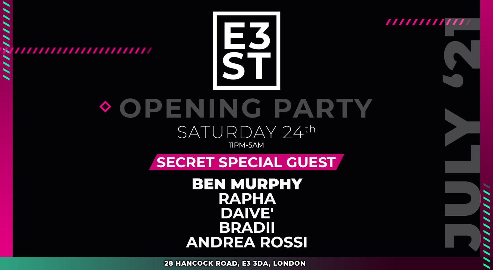 E3st OPENING PARTY