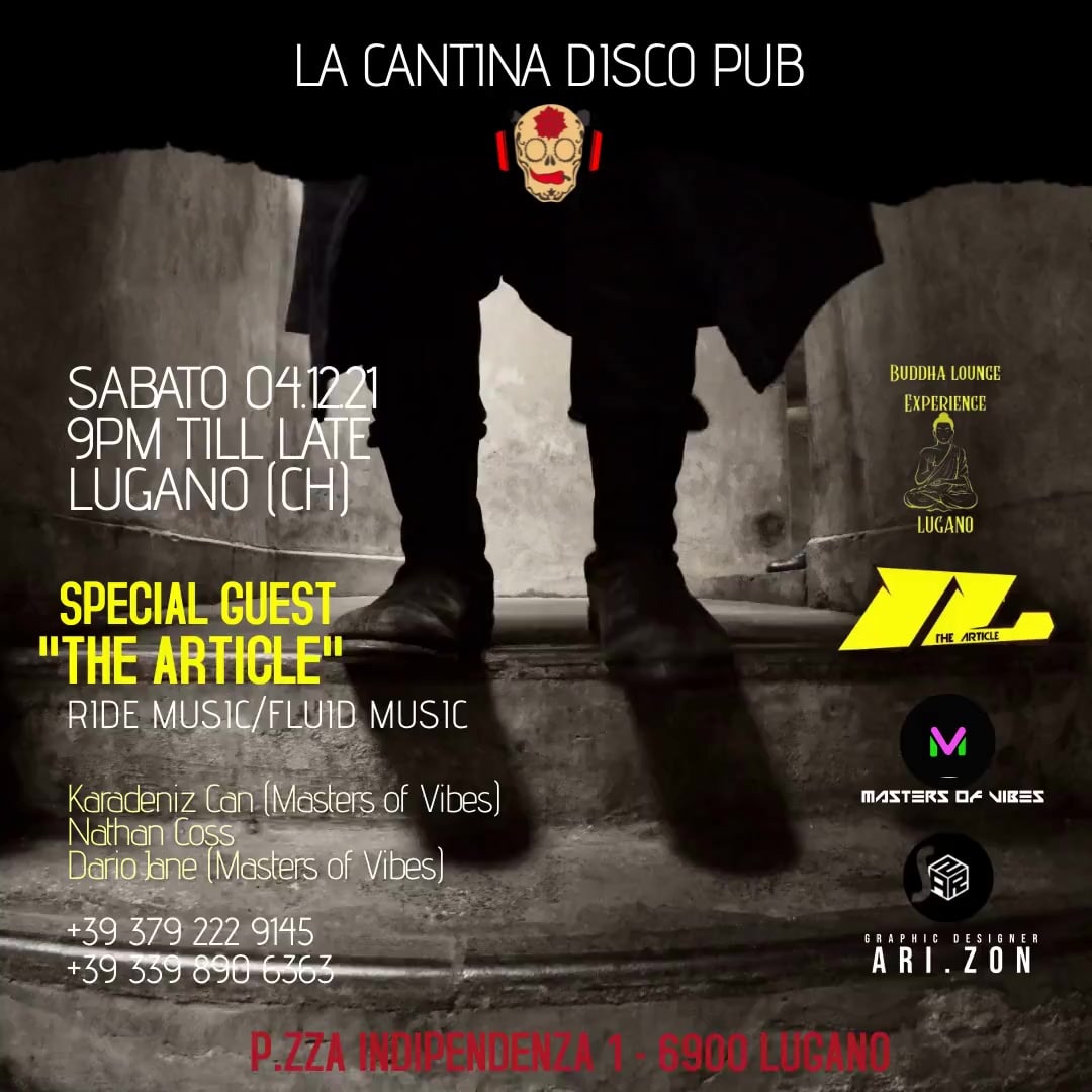 Masters of Vibes presenta The Article Special Guest