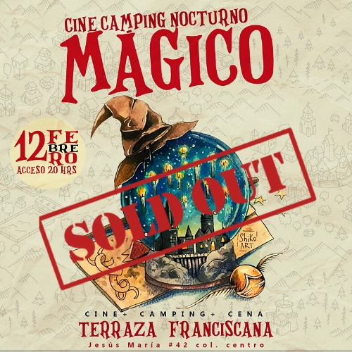 CINE CAMPING NOCTURNO MAGICO