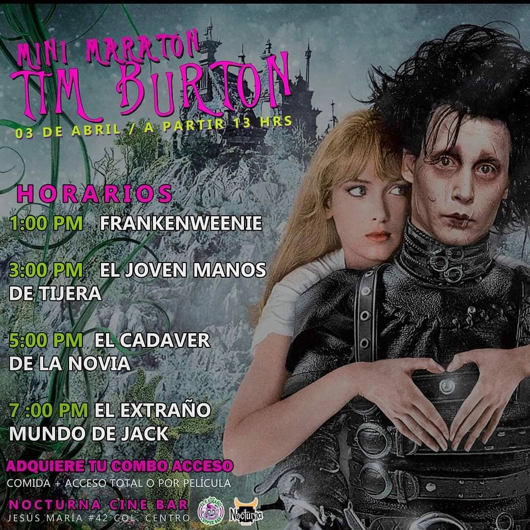 MINI MARATON TIM BURTON - 3 ABRIL -