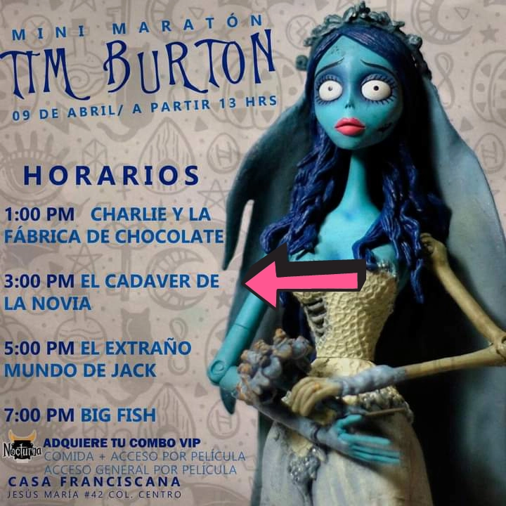 MINI MARATÓN TIM BURTON