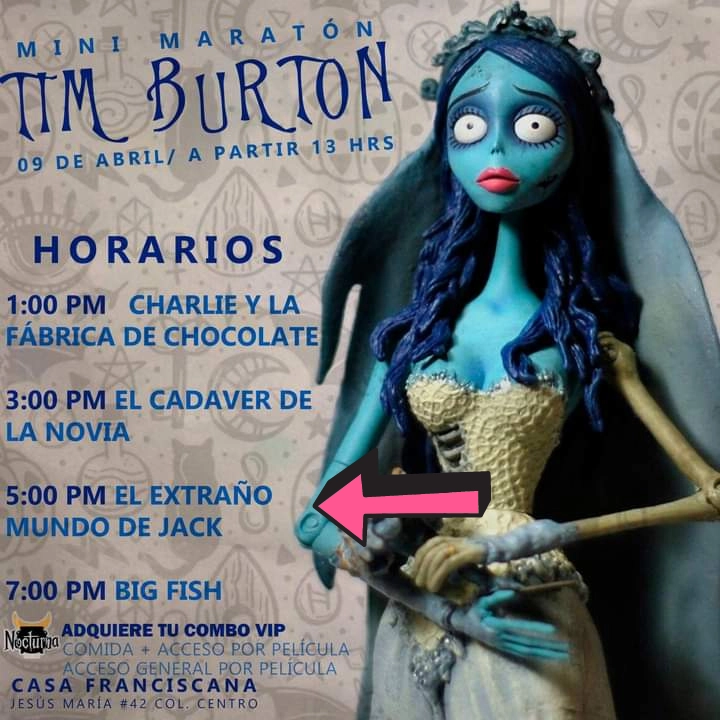 MINI MARATÓN TIM BURTON