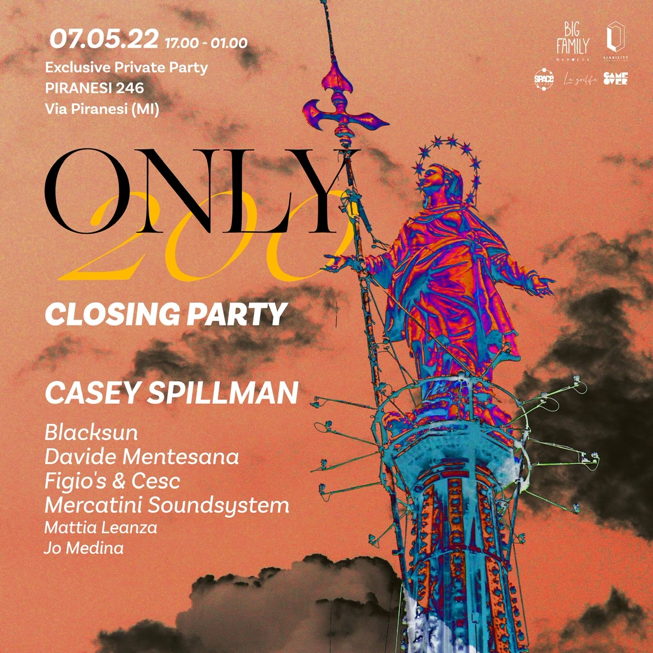 ONLY 200 - CLOSING PARTY