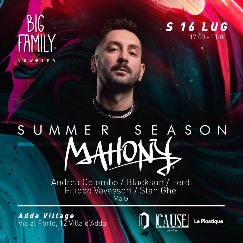 Big Family presenta Mahony - Adda Village