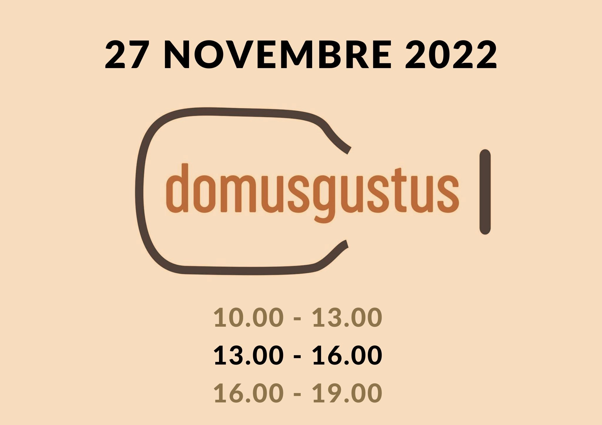 INAUGURAZIONE DEL LABORATORIO CULINARIO DOMUSGUSTUS