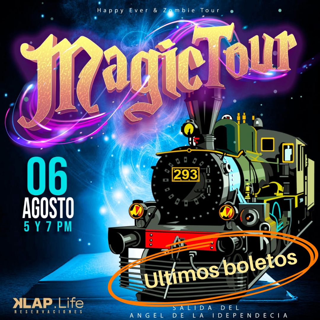 Magic Express Tour y cena tematica - Angel de la Independencia - CDMX - 6 Agosto 2023