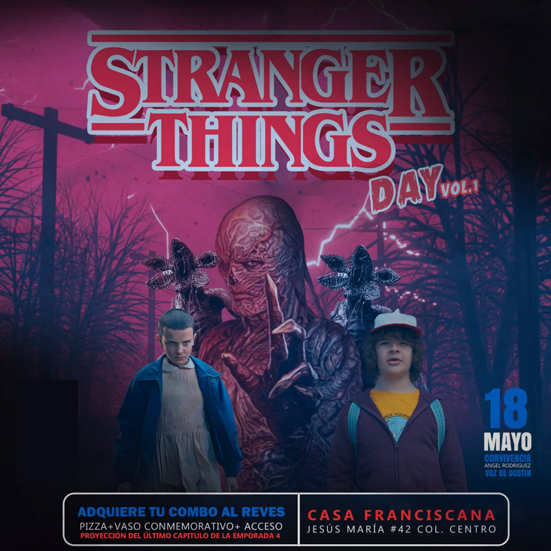 Stranger Things Day - 18 Mayo en CDMX