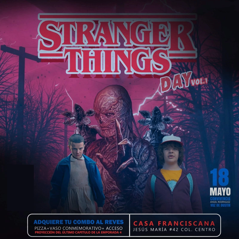 Stranger Things Day - 18 Mayo en CDMX