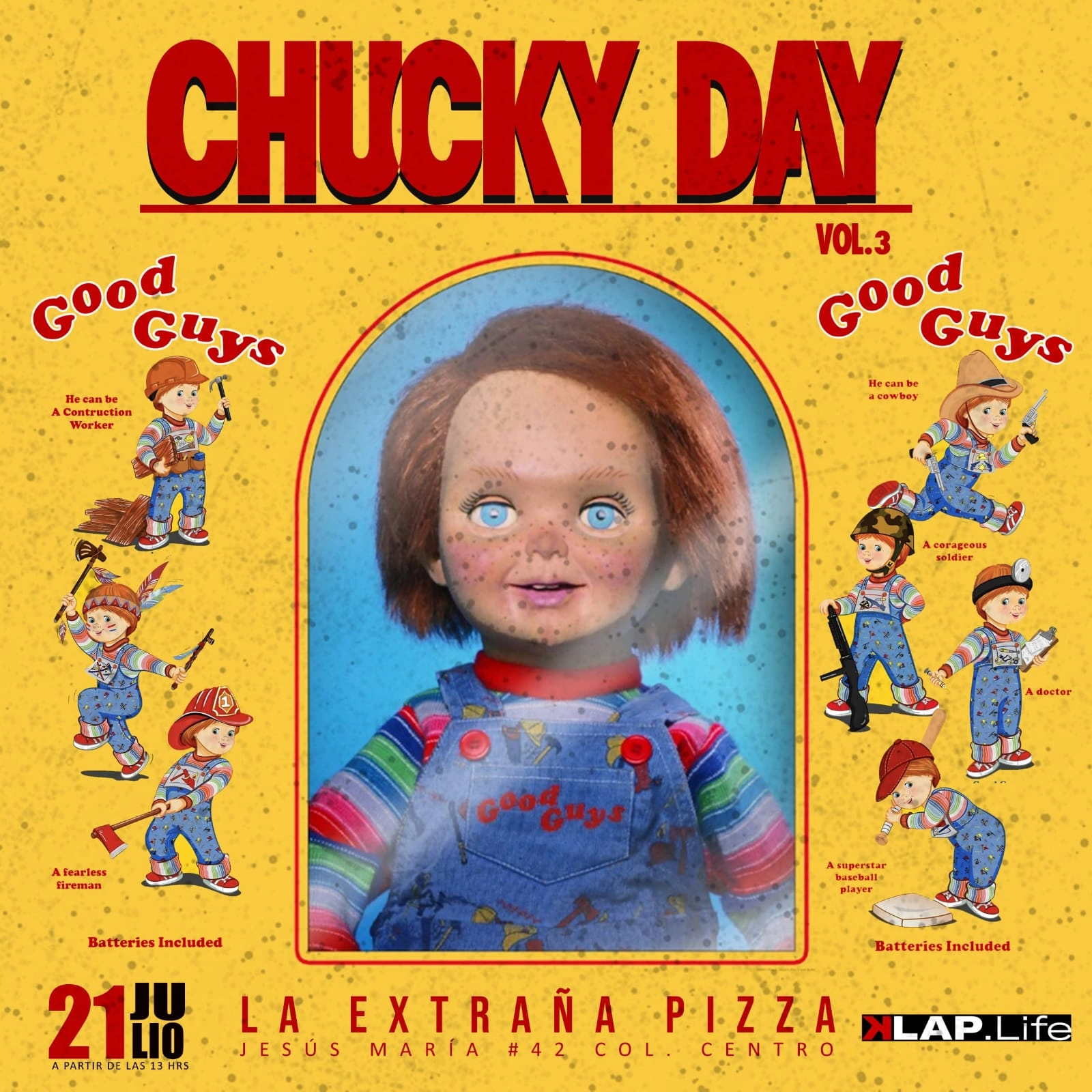 CHUCKY DAY - Vol.3 en CDMX - 21 Julio