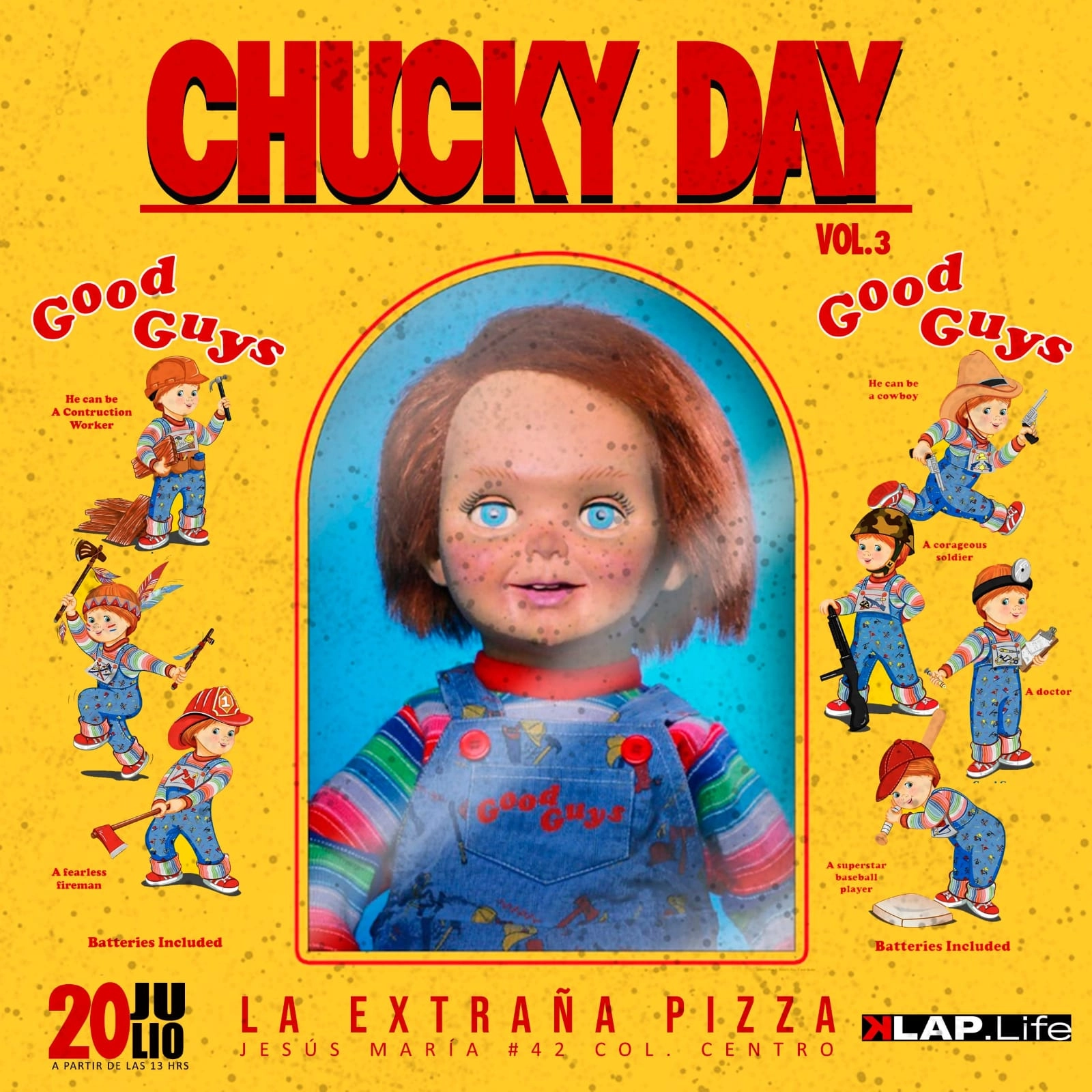 CHUCKY DAY - Vol.3 en CDMX - 20 Julio