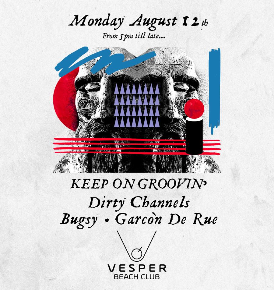 Kog w/ Dirty Channels - Bugsy - Garcon De Rue @ Vesper Beach Club - Sardegna