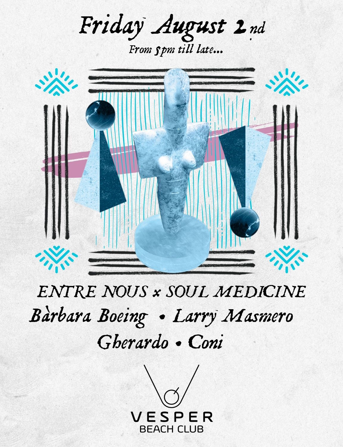 Entre Nous x Soul Medicine @ Vesper Beach Club - Sardegna