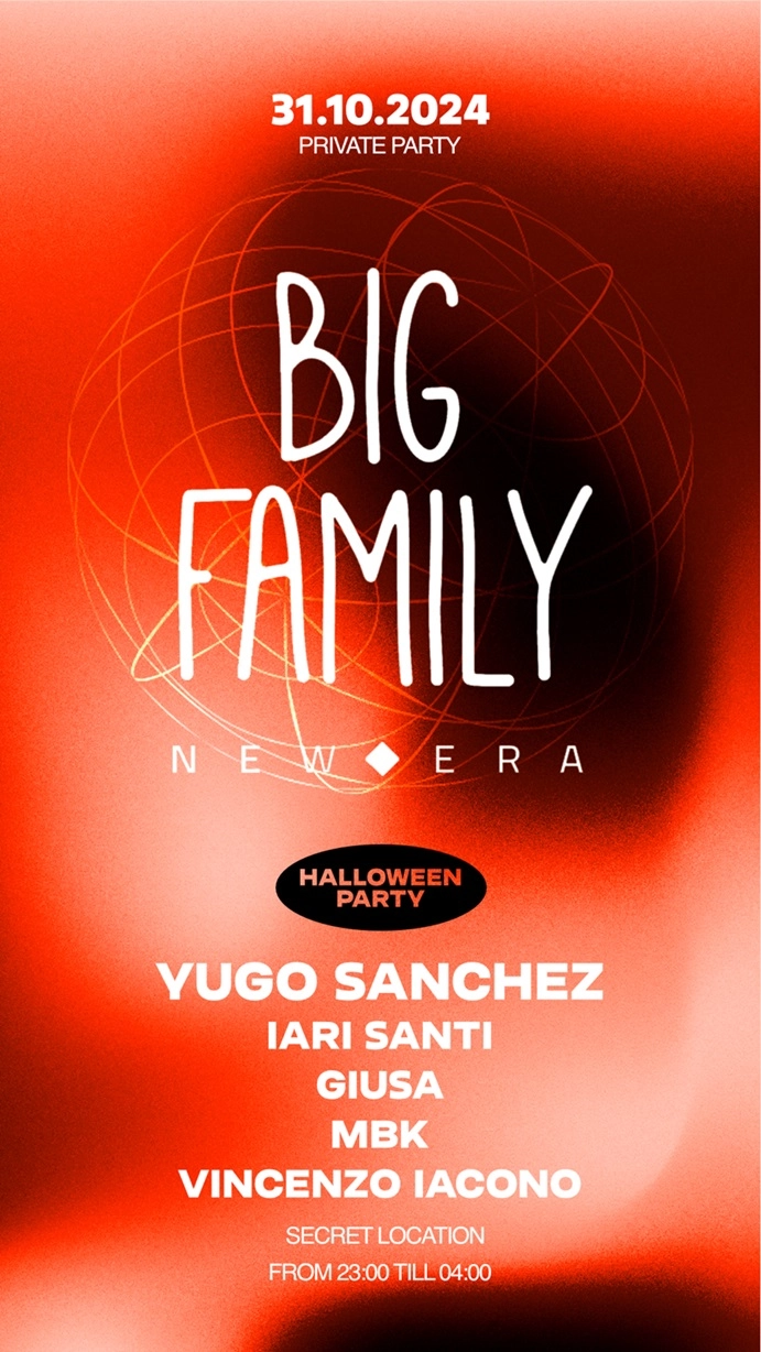 31.10 Big Family Private Party - Yugo Sanchez