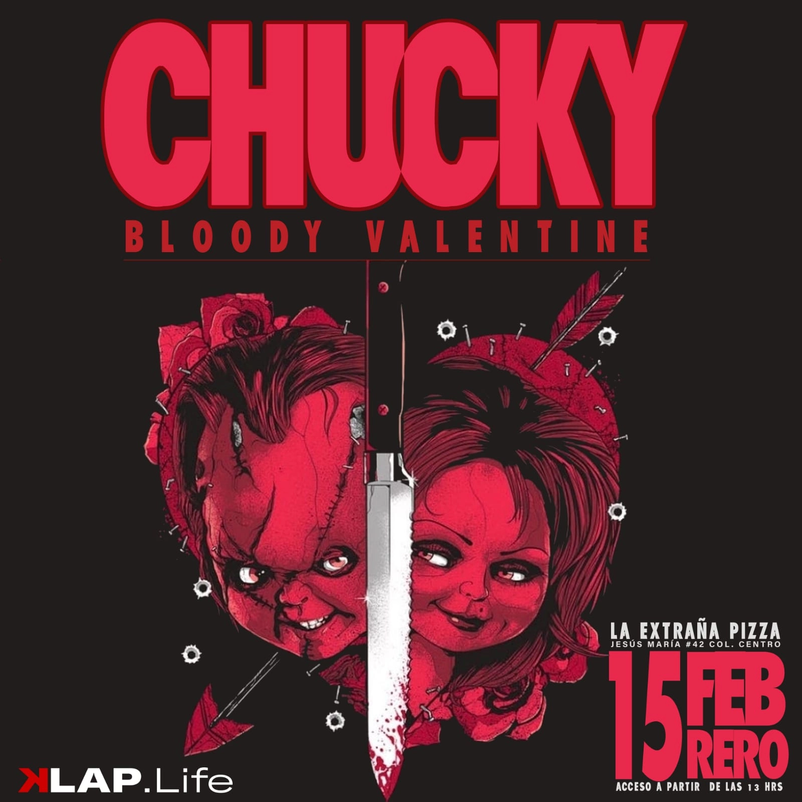 CHUCKY BLOODY VALENTINE ( 1.00 PM )