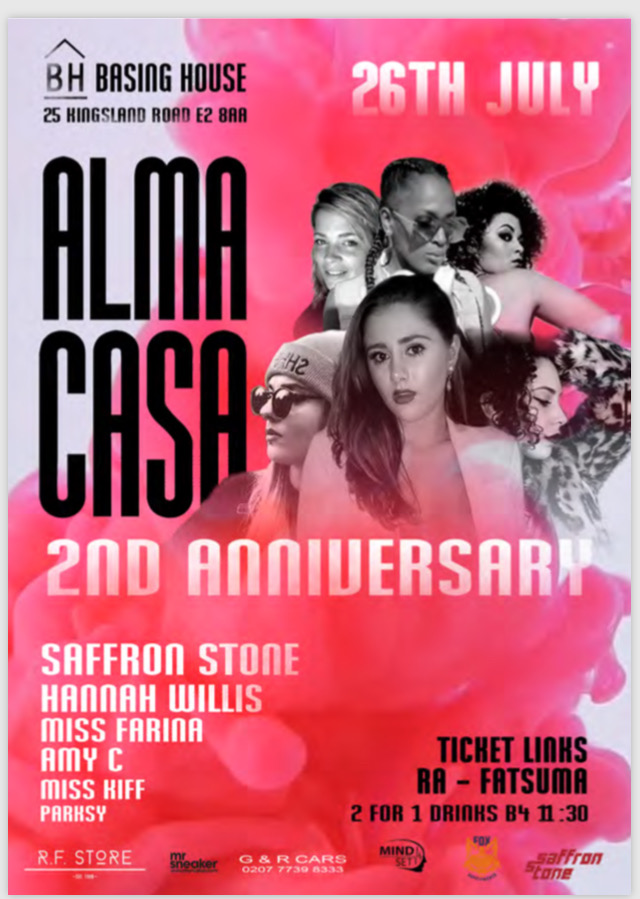 Alma Casa 2nd Anniversary @ Basing House