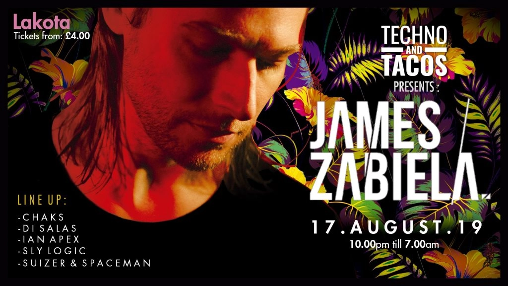 Techno & Tacos with James Zabiela - Bristol