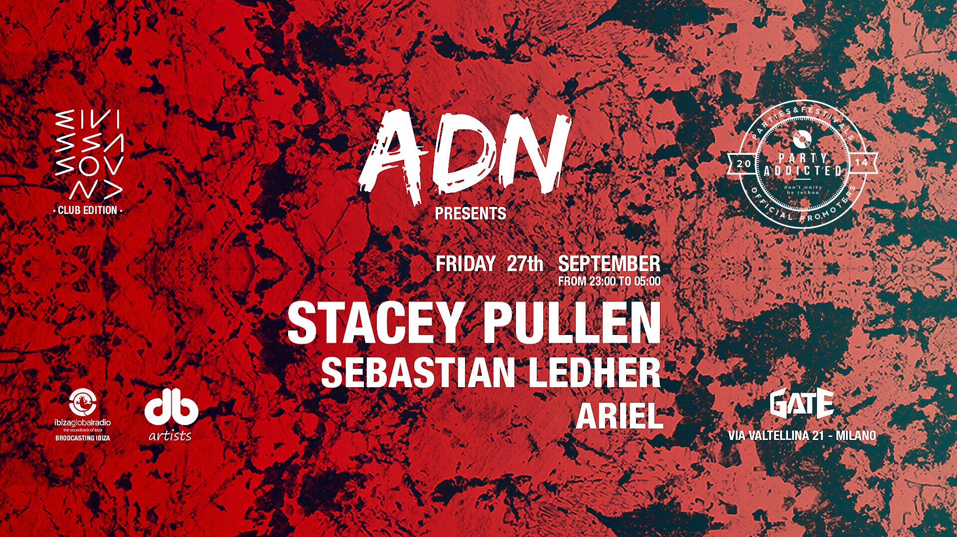 ADN Opening Party with Stacey Pullen @ Gate Milan