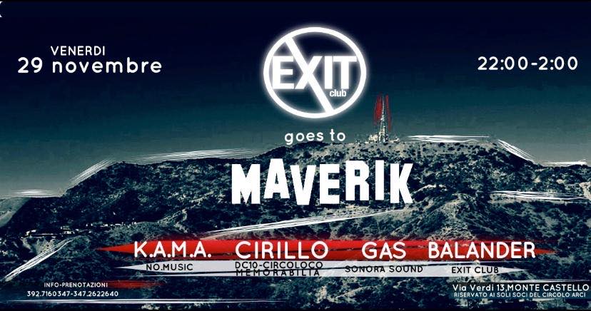EXIT CLUB goes to Maverik